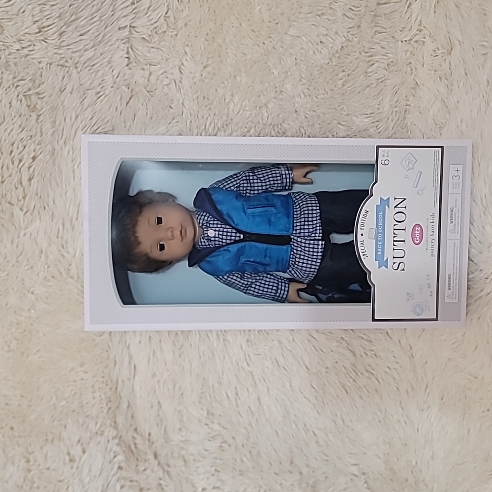 Pottery Barn Kids, Doll, Boy Doll, Sutton, Special Edition,  Gotz